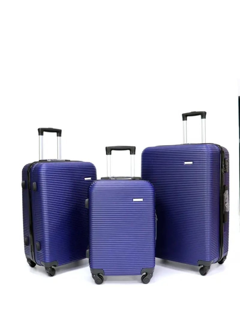 Generic - Unbreakable Trolley Luggage with TSA Lock, 4 Silent Spinner Wheels, Expandable Double Zipper -, Acrylonitrile Butadiene Styrene (ABS) - Image 1