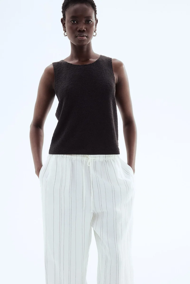 H&M Textured-knit vest top