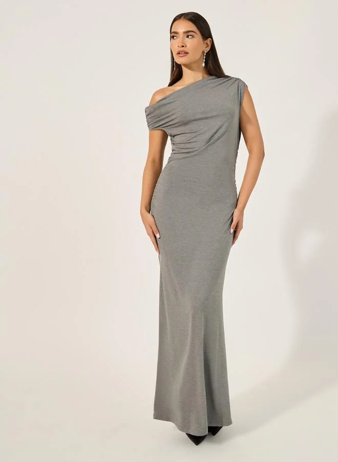 Take Two Draped Jersey Dress