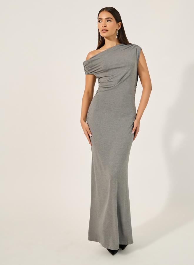 Take Two Draped Jersey Dress - Image 2