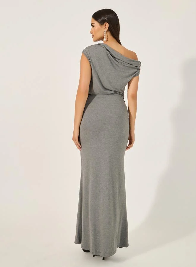 Take Two Draped Jersey Dress