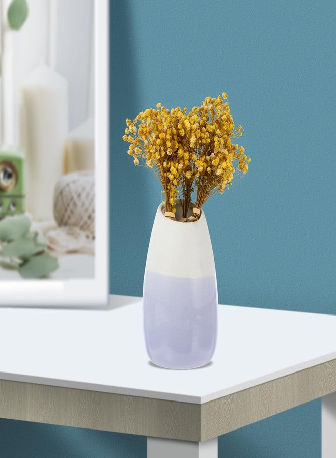 ميليستين ثلاث باقات من زهور الجيبسوفيلا الصفراء المجففة لتزيين الباقات المنزلية، وحفلات الزفاف، والمناسبات الخاصة، بطول 7.08 بوصة، وسيقان بلاستيكية. - Image 4