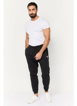 Reebok Men Sportswear Fit Running Sweatpants, Black  - Image 2