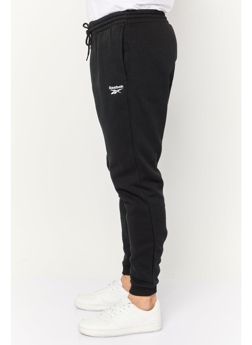 Reebok Men Sportswear Fit Running Sweatpants, Black  - Image 3
