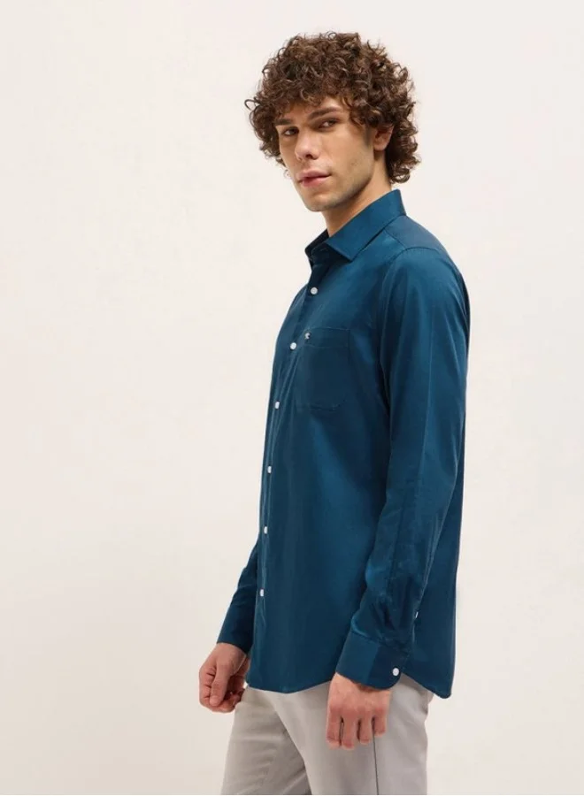 THE BEAR HOUSE Men's Shirt for Casual and Formal Wear | Classic Button-Down Style for Office, Daily Use, Travel, Events & All-Season Outfits | Versatile & Stylish Wardrobe Essential for Every Occasion