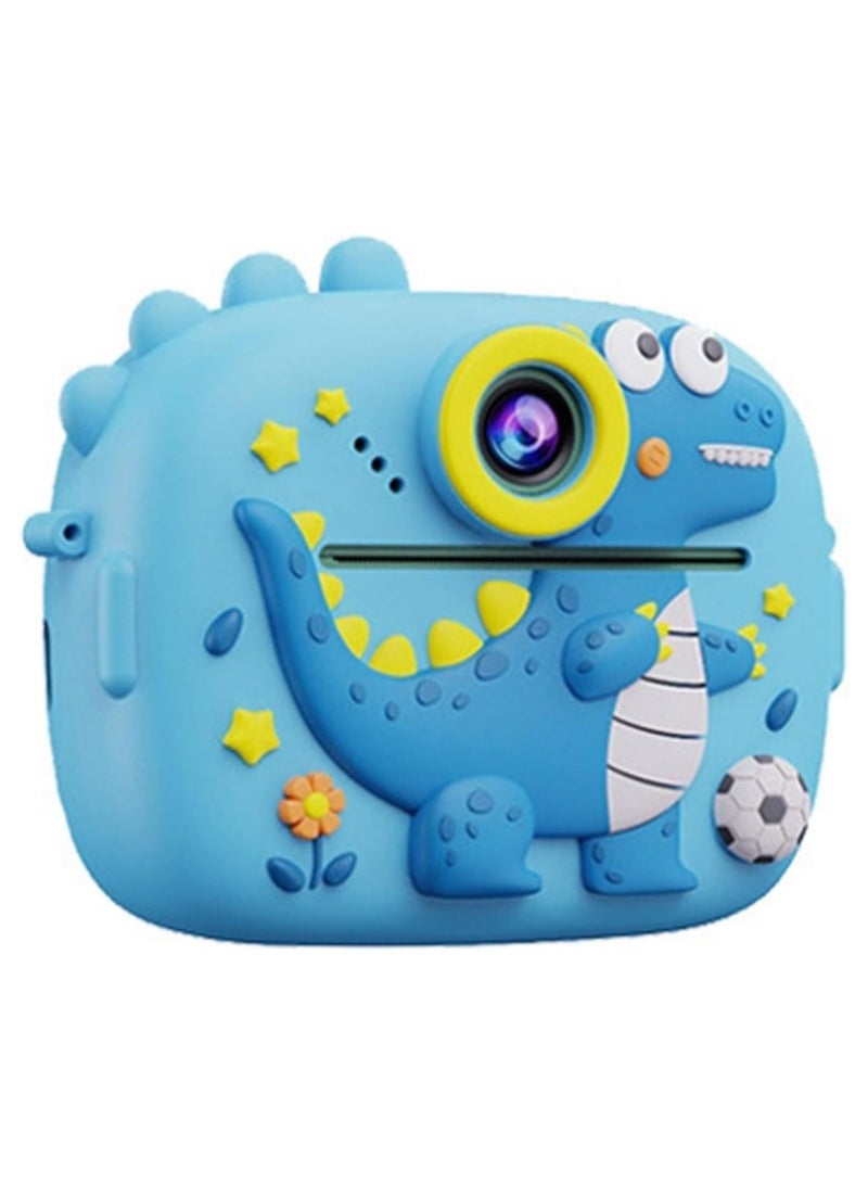 Instant Print Kids Camera 48MP Dual Lens with 2.4" IPS Screen, 1080P HD Video, MP3 Player, Games, Voice Recorder, Selfie Mode, Smart Focus, Funny Frames, No-Ink Thermal Printing with 3 Paper Rolls, Rechargeable 1000mAh Battery, Expandable Memory up to 128GB – Perfect Gift for Children Ages 4-12 - Image 1