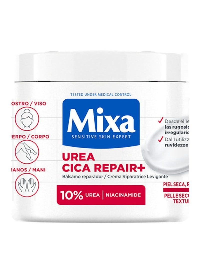 Mixa Urea Cica Repair+ Repairing Balm 10% Urea and Niacinamide 400ml - Image 1