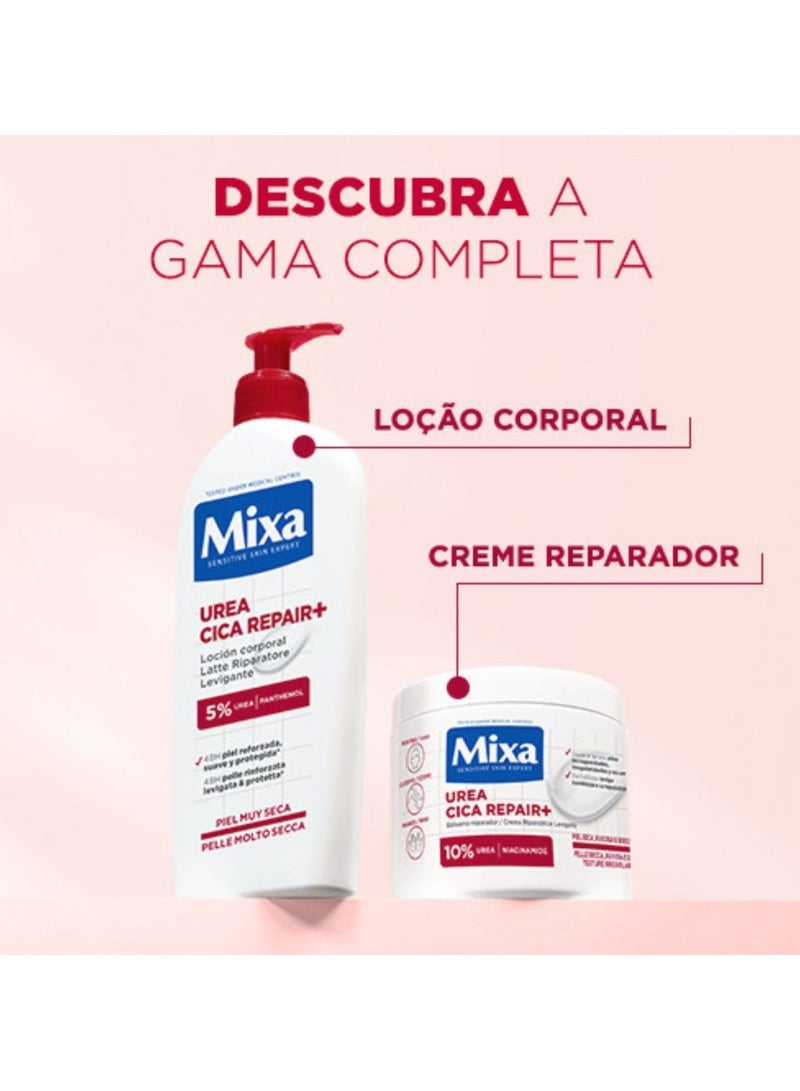 Mixa Urea Cica Repair+ Repairing Balm 10% Urea and Niacinamide 400ml - Image 3