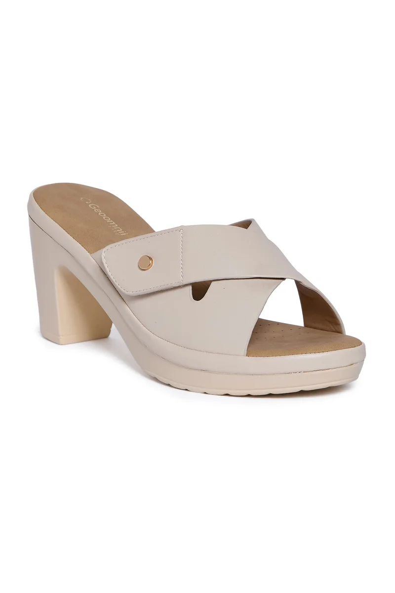 Geoomnii Geoomnii Comfort Slide Sandals for Women – Cushioned Slip-On Casual Sandals for Daily Wear, Home, Travel & Walking