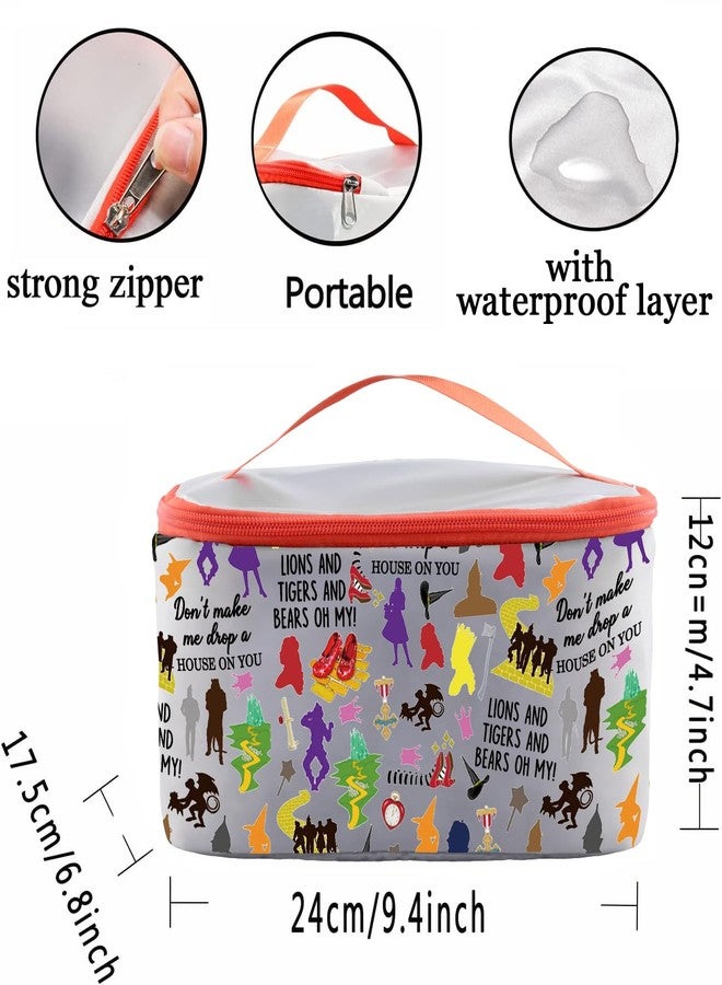 PXTIDY Makeup Bag Friends Gift Movie Character Cosmetic Organizer Bag Fans Gift - Image 2