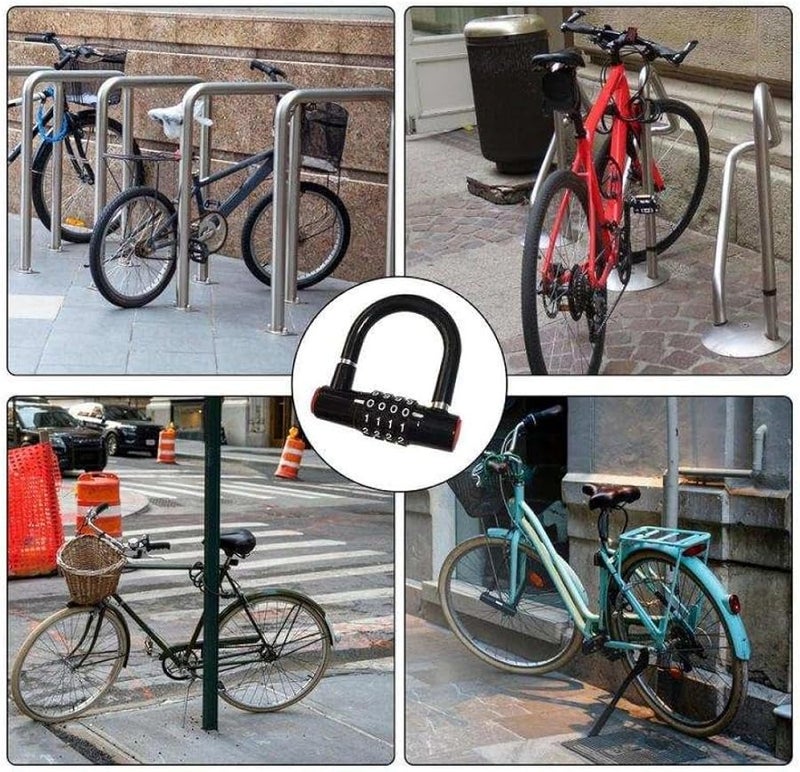 Waterproof Combination Bike Lock Anti Theft Padlock for Bicycle Motorcycle Backpack Travel Outdoor Use - Image 5