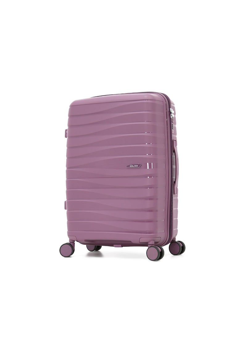 DILIXI Unbreakable Hardshell PP Luggage Set with 8 Wheels Thick Shell Multi Layer PP 5 Piece Set,Purple (BC-12",S-20",M-24",L-28",XL-32")  - Image 2