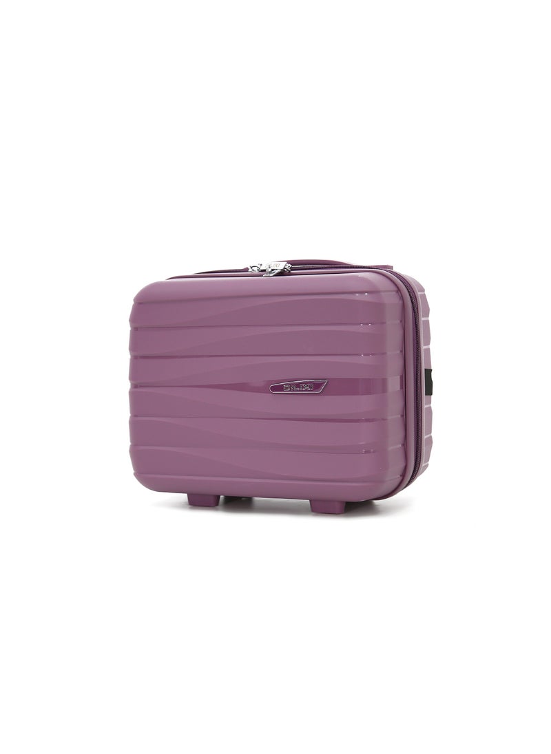 DILIXI Unbreakable Hardshell PP Luggage Set with 8 Wheels Thick Shell Multi Layer PP 5 Piece Set,Purple (BC-12",S-20",M-24",L-28",XL-32")  - Image 3