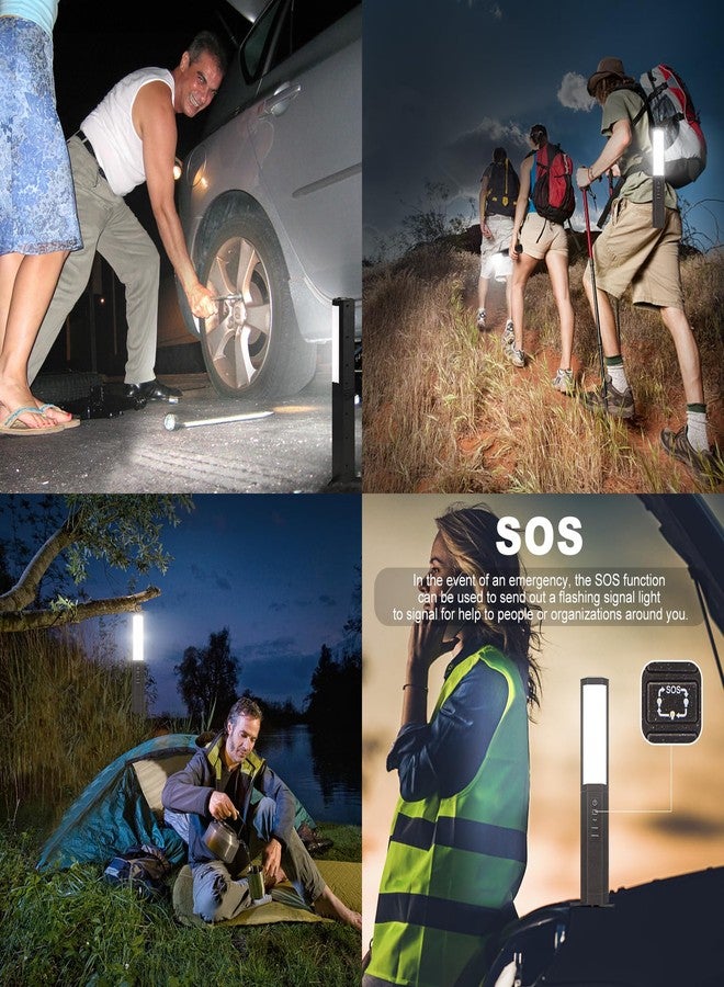 BIGMONAT Camping Lantern , Outdoor Emergency Light ,USB Rechargeable Flashlights,Flicker Flame Mood Decorated Light with 4 Modes ,4000mAH Power Bank for Hiking,Party,Camping ,Fishing ,Searching - Image 3