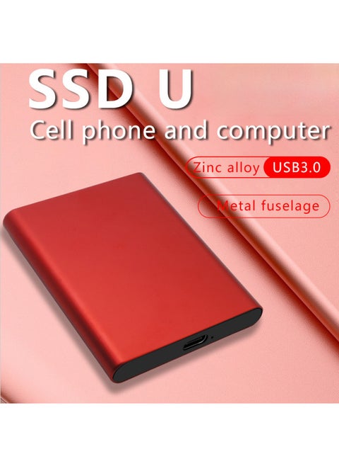 Multi-functional Solid State Mobile Hard Drive 2tb High Speed External Phone Computer Expansion Usb Drive-Capacity:2tb (64g Expansion) Empty Disk-Interface:3.0 Red S7