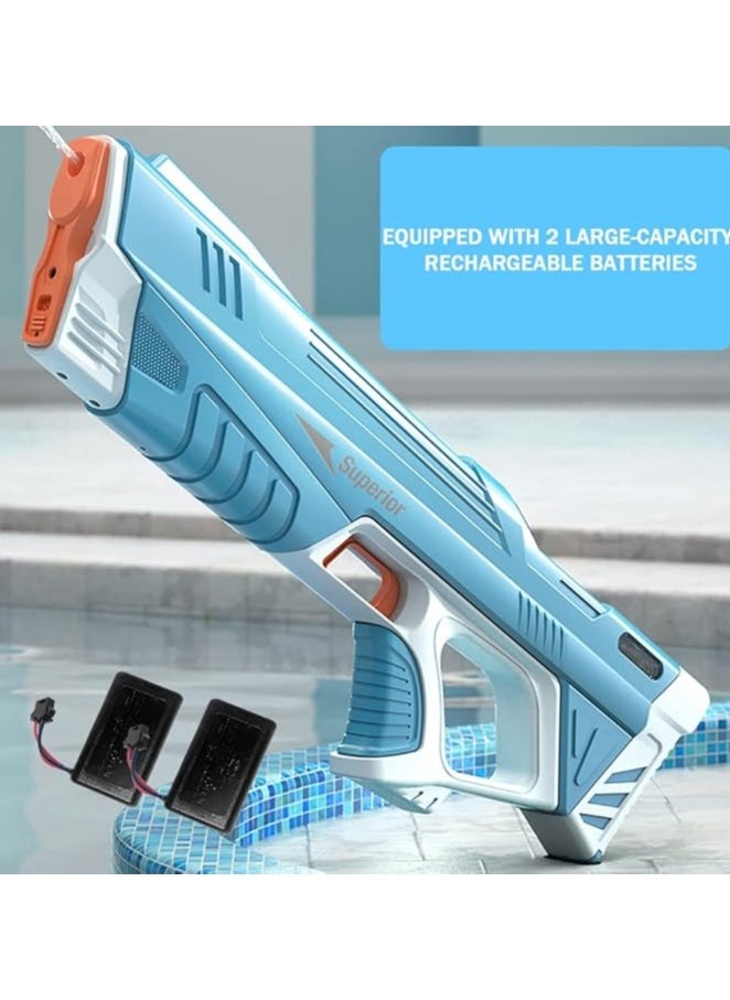 null - 💦 Electric Water Gun for Kids – Automatic Water Absorption Soaker – Long Range 10M – Includes 2 Rechargeable Batteries – Outdoor Summer Pool Toy - Image 1