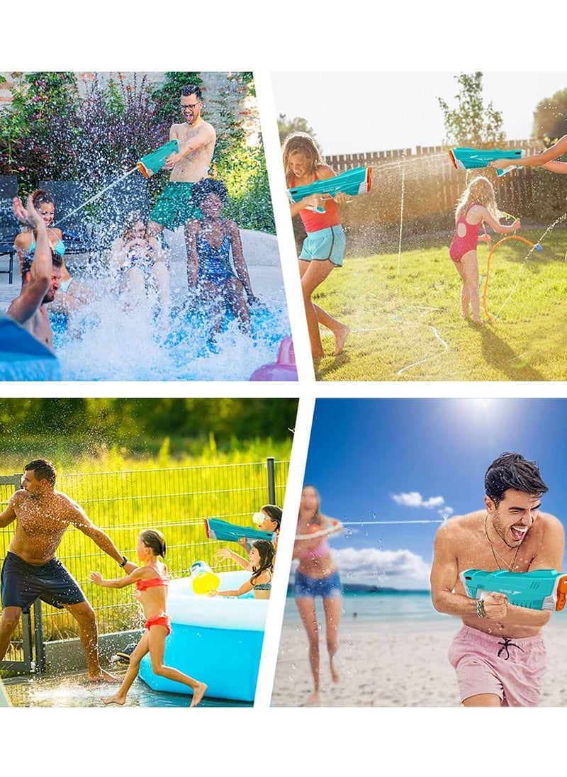 null - 💦 Electric Water Gun for Kids – Automatic Water Absorption Soaker – Long Range 10M – Includes 2 Rechargeable Batteries – Outdoor Summer Pool Toy - Image 1