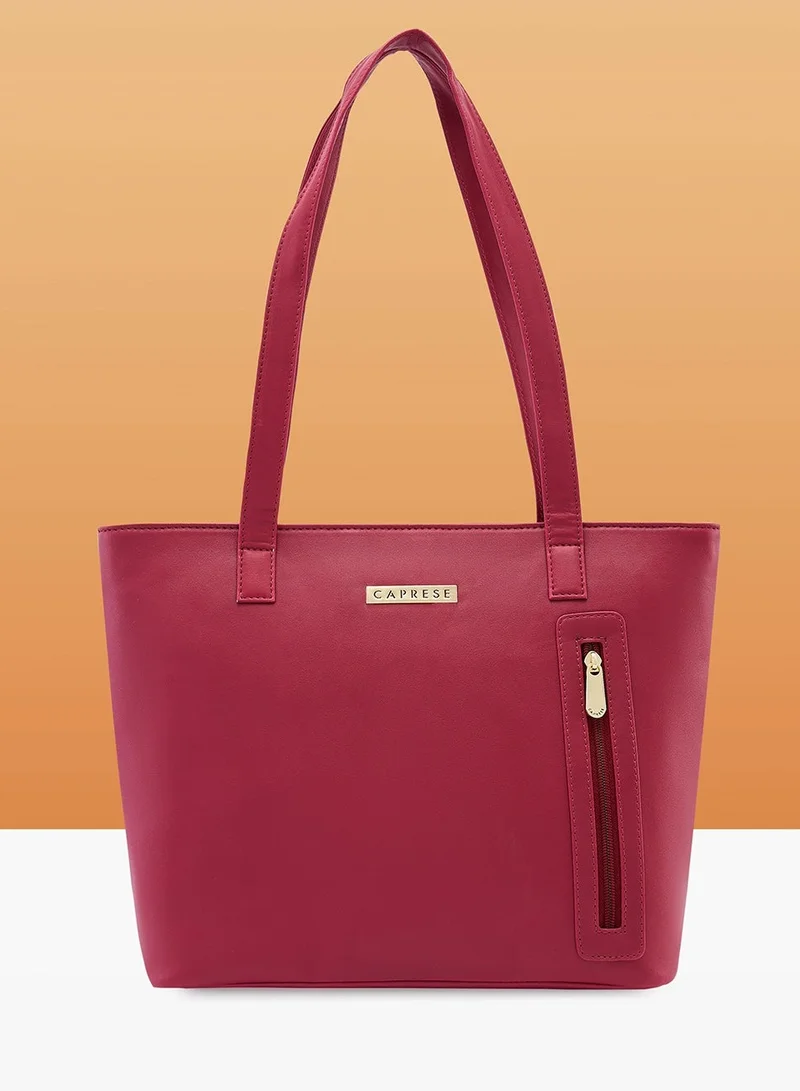 CAPRESE ALEXANDRIA TOTE LARGE MAROON