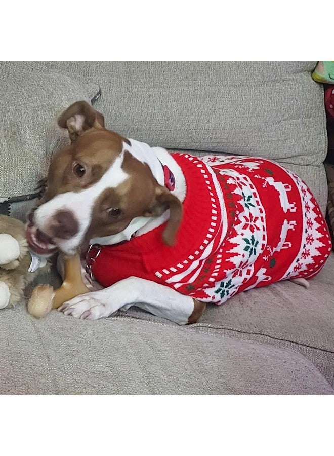 سترة KYEESE Holiday Dog للكلاب متوسطة الحجم، بتصميم رنة الثلج، دافئة ومريحة، مقاس 2XL - Image 3