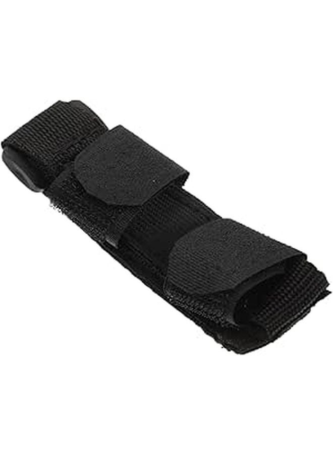 Ergonomic Multi Function Fixing Strap For Eating Utensils Toothbrush Elderly Disabled Use Black - Image 1
