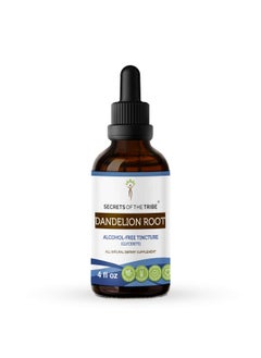 Secrets of the Tribe Dandelion Root Alcoholfree Liquid Extract Dandelion (Taraxacum Officinale) Dried Root Tincture Supplement (4 Fl Oz)  - Image 2