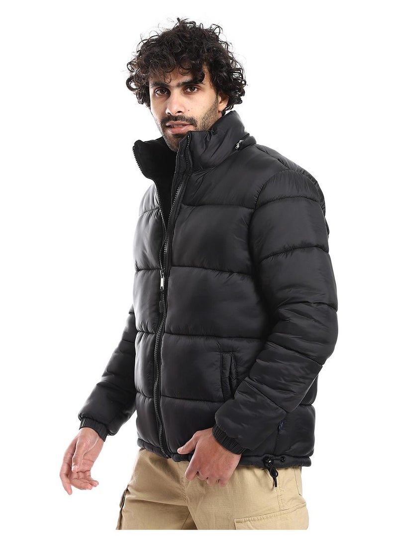 بافون جاكيت وتربروف رجالي اسود - Image 1