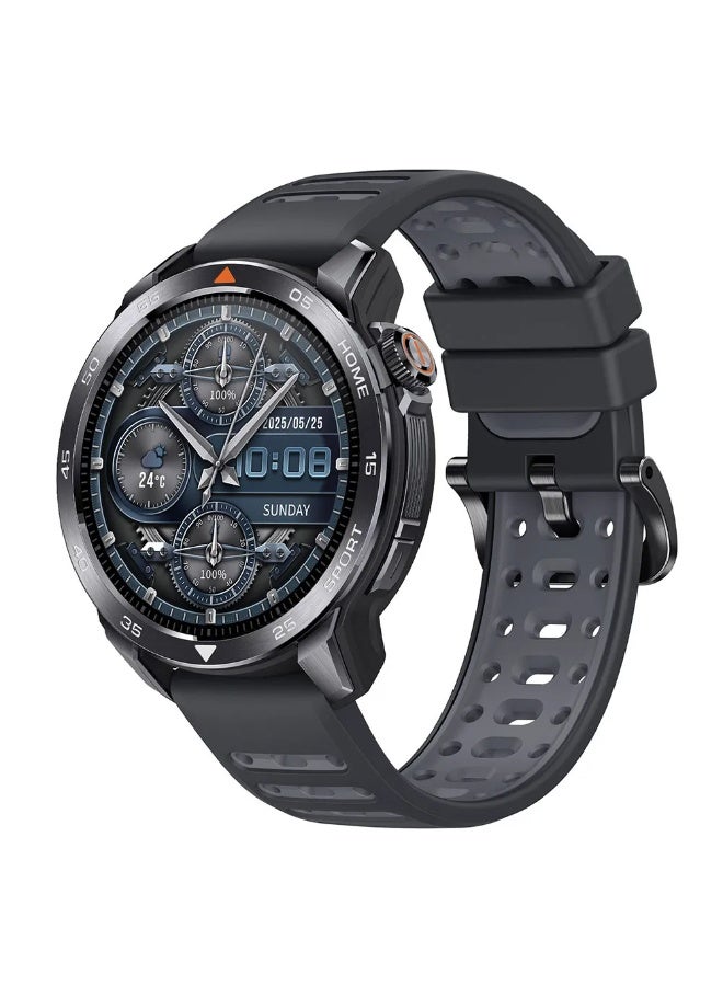 ميبرو ساعة Mibro GS Pro2 الذكية متعددة الرياضات بشاشة AMOLED مقاس 1.43 بوصة مع نظام GNSS ثنائي النطاق، مناسبة للسباحة وركوب الدراجات والجري والمشي لمسافات طويلة والتزلج والباديل (رمادي داكن) - Image 1