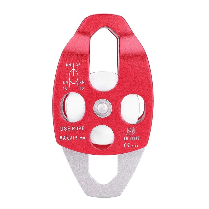 Heavy Duty Single Swivel Pulley Wheel 50mm For Climbing Safety Equipment - Image 2