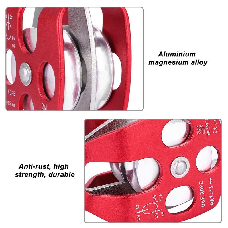 Heavy Duty Single Swivel Pulley Wheel 50mm For Climbing Safety Equipment - Image 5