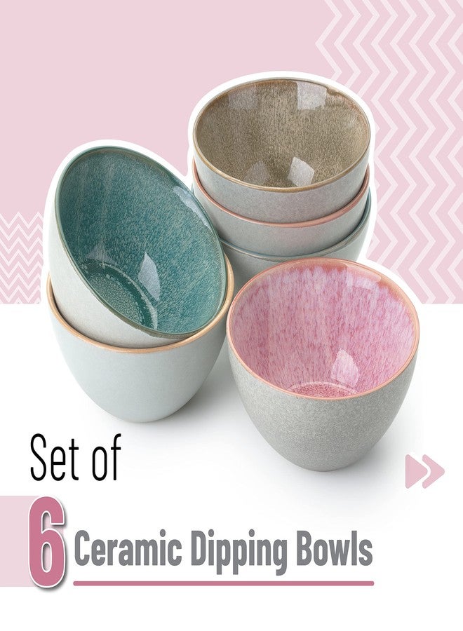 Brew To A Tea BTaT- Cereal Bowls, 29 Oz, 6 Pack, Colorful Bowl Set, Ceramic Bowls, Microwave Safe Bowls, Snack Bowls, Microwave Oatmeal Bowl, Cereal bowl, Dessert Bowls… - Image 2