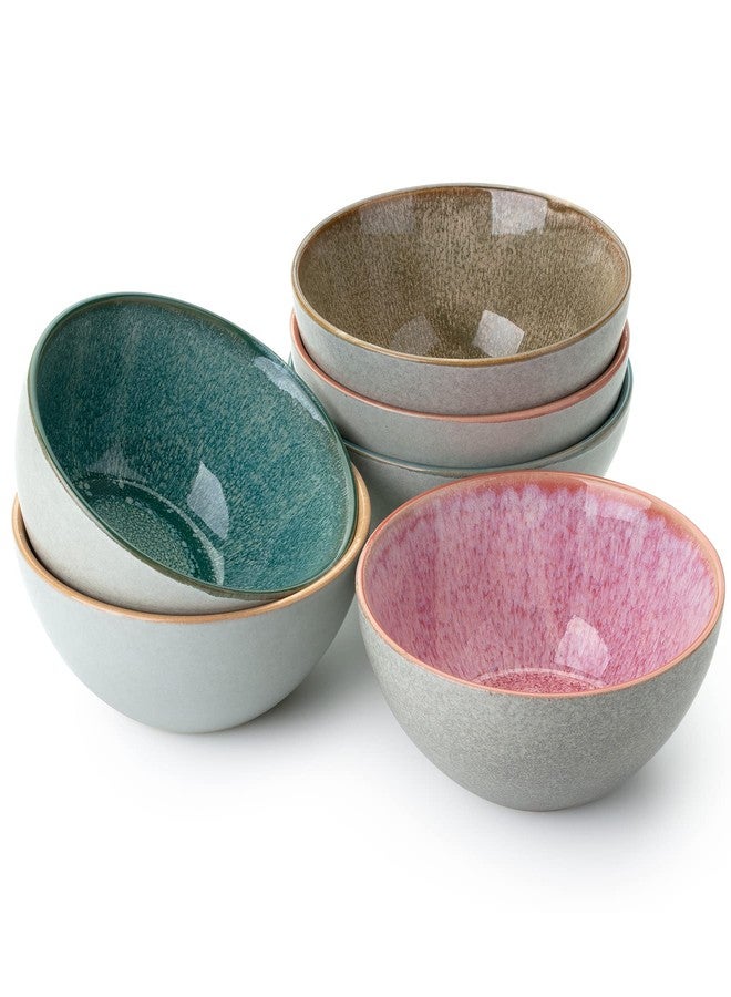 Brew To A Tea BTaT- Cereal Bowls, 29 Oz, 6 Pack, Colorful Bowl Set, Ceramic Bowls, Microwave Safe Bowls, Snack Bowls, Microwave Oatmeal Bowl, Cereal bowl, Dessert Bowls… - Image 1