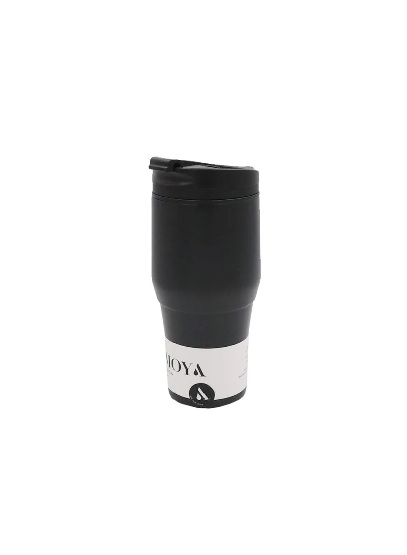 MOYA Moya "High Tide" 380ml Travel Coffee Mug Black/Black