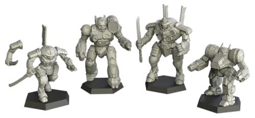 Catalyst Game Labs BattleTech ForcePack House Kurita Command Lance Mech Miniatures Expansion by Catalyst Game Labs Ages 14 1 Players Four PremiumQuality Plastic Miniatures - Image 5