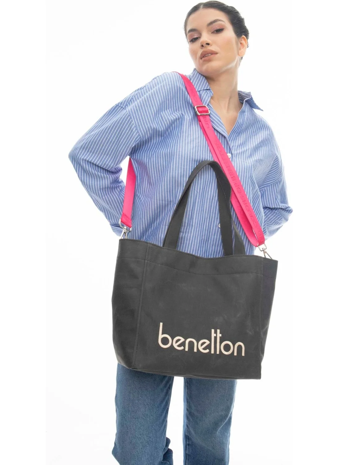 UNITED COLORS OF BENETTON Benetton Women's Shoulder Bag Black BNT1163