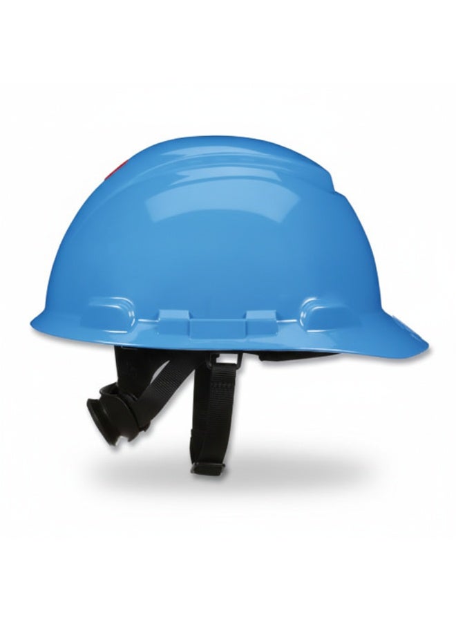 3M SecureFit H-703SFR-UV Safety Helmet – Blue, Comfortable Hard Hat with Ratchet Adjustment and UV Sensor - Image 2