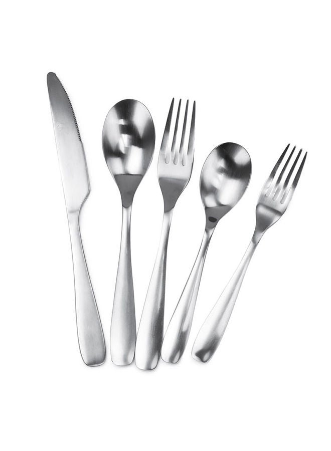 Loquat 20-Piece Flatware Cutlery Set Matte Finish - Image 4