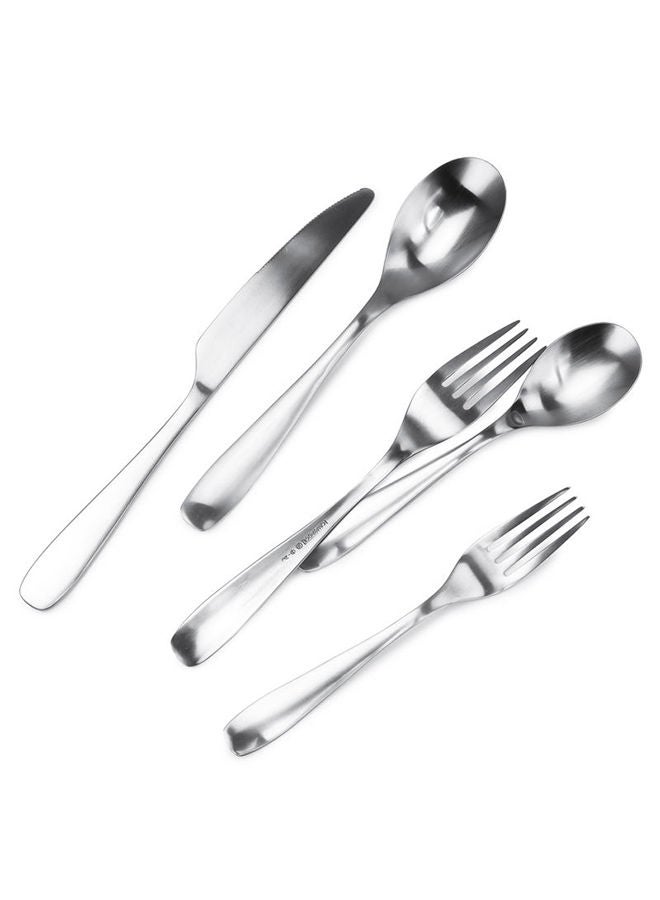 Loquat 20-Piece Flatware Cutlery Set Matte Finish - Image 3