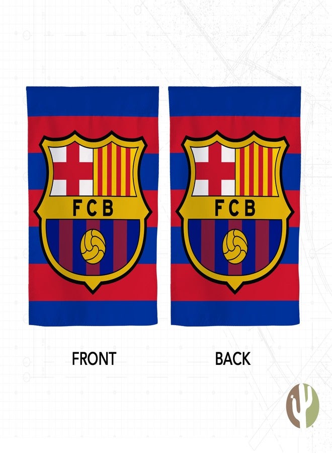 Desert Cactus FC Barcelona Football Soccer Barça Atlètic Banner Flag - 40 x 30 inch Double-Sided 3-Ply Banner for Indoor/Outdoor Use, Durable College Spirit Flag (House Flag A) - Image 2
