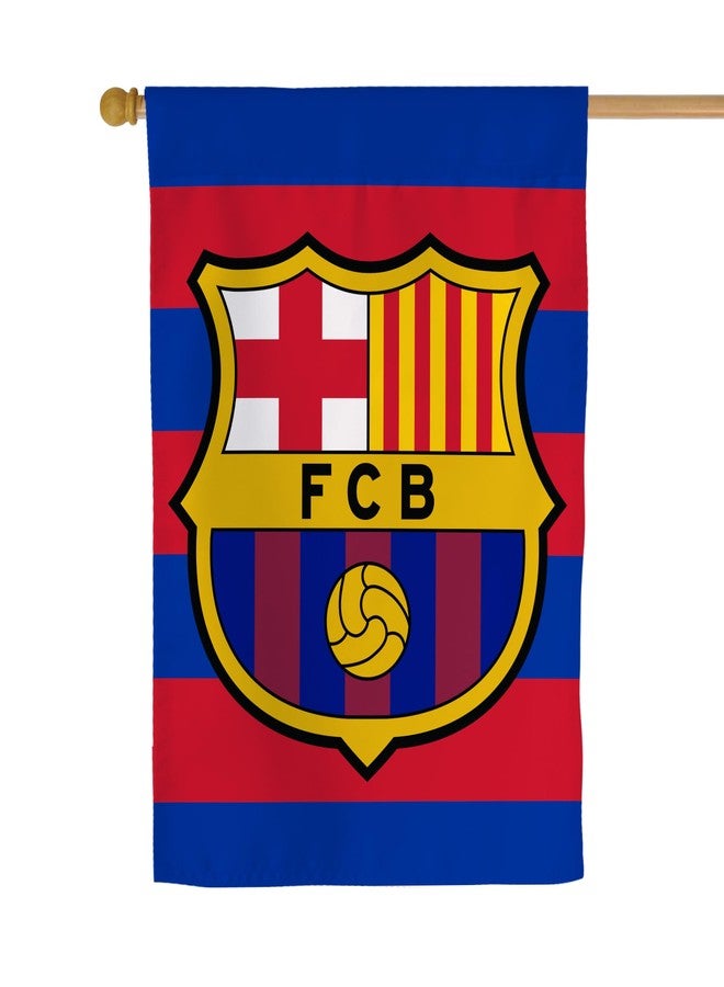 Desert Cactus FC Barcelona Football Soccer Barça Atlètic Banner Flag - 40 x 30 inch Double-Sided 3-Ply Banner for Indoor/Outdoor Use, Durable College Spirit Flag (House Flag A) - Image 1
