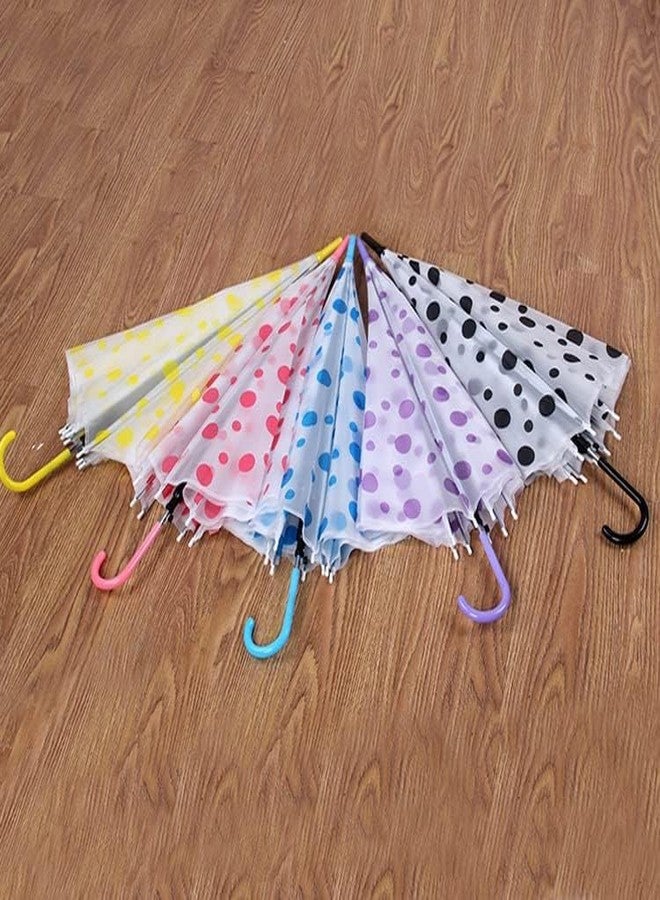 TERXA Transparent Folding Umbrella | Wind Resistant Umbrella | Rain Umbrella | For Camping/Holidays | Travel Accessories (Pack of 1,Multicolor,Multidesign) - Image 5