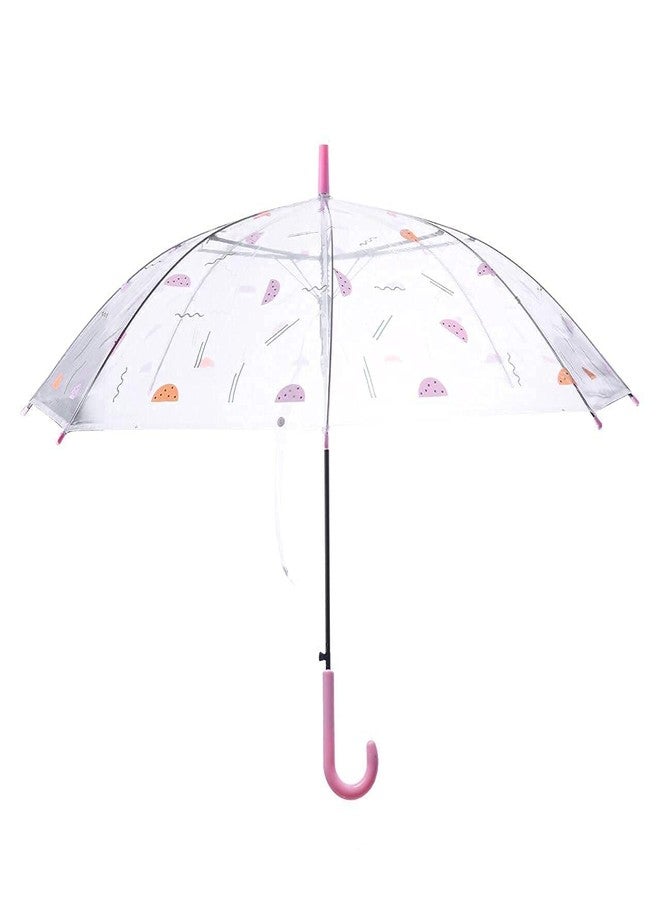 TERXA Transparent Folding Umbrella | Wind Resistant Umbrella | Rain Umbrella | For Camping/Holidays | Travel Accessories (Pack of 1,Multicolor,Multidesign) - Image 3