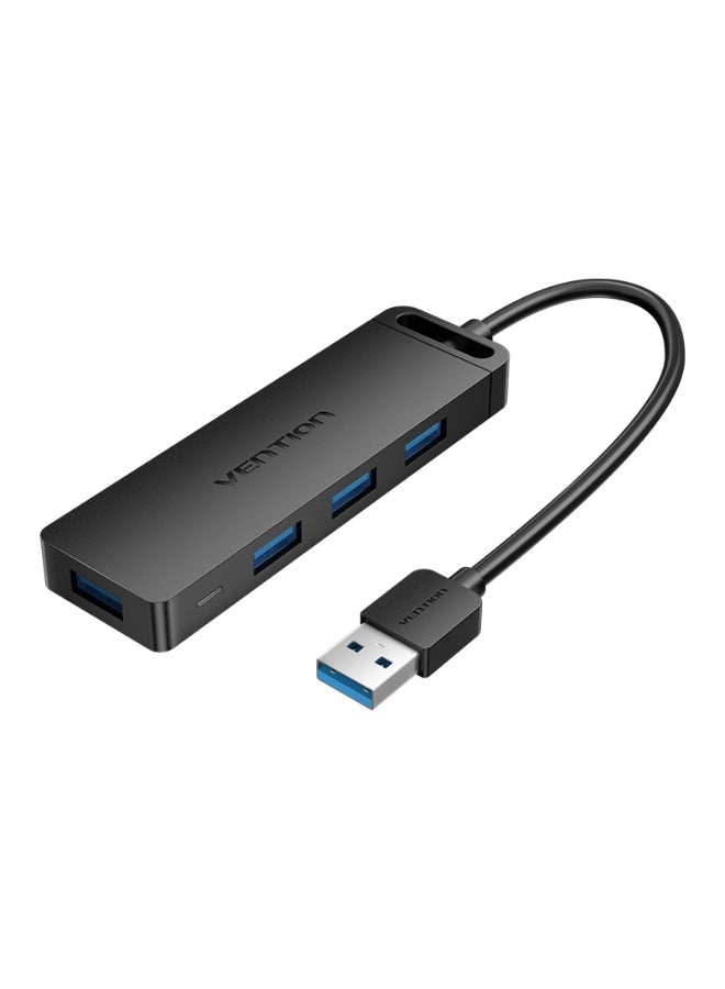 VENTION 4-Port USB 3.0 Hub With Power Supply 0.15 m Model # CHLBB - Image 1