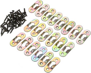 dophee 20Pcs Metal Keyhole Hangers with Screws Heavy Duty Hanging Plates Brackets Fasteners Hooks Hardware for Mirror Photo Picture Frames Oil Painting 146x050inch - pzsku/ZBAFA81E5DF39886D9543Z/45/1747233784/d667d067-39ea-41a1-9f34-3a000af37410
