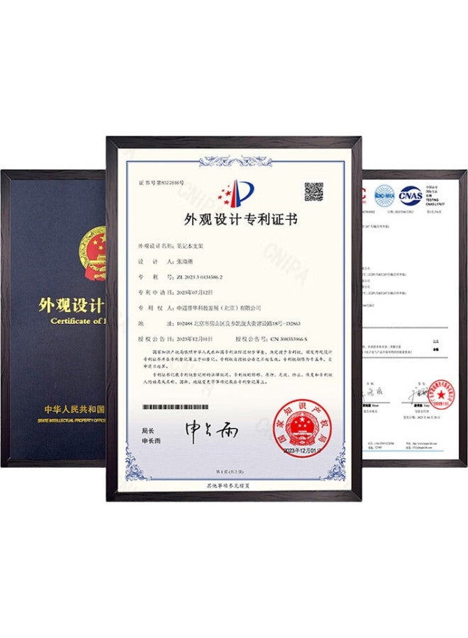 Atscore Laptop Stand, Foldable Computer Stand, Laptop Cooling And Height-Increasing Stand, Thickened Upgraded Version Computer Desk Stand Suitable For Huawei D14, Lenovo, Xiaomi, Apple And Others - Image 2