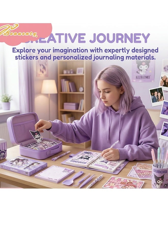 بيوينتي 316 جهاز كمبيوتر شخصي محاكاة DIY صنع مجموعة الحرف الفنية مع ملصقات الكرتون والاكسسوارات مع صندوق التخزين للهدايا متنوعة - Image 3