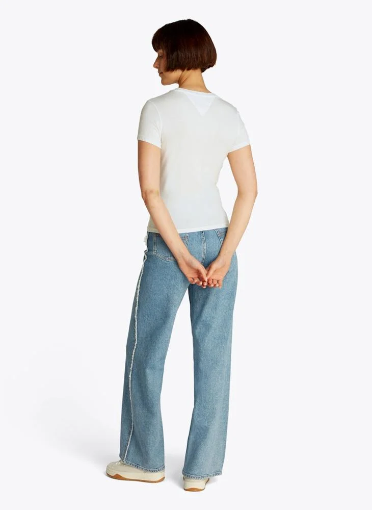 تومي جينز Logo Crew Neck T-Shirt