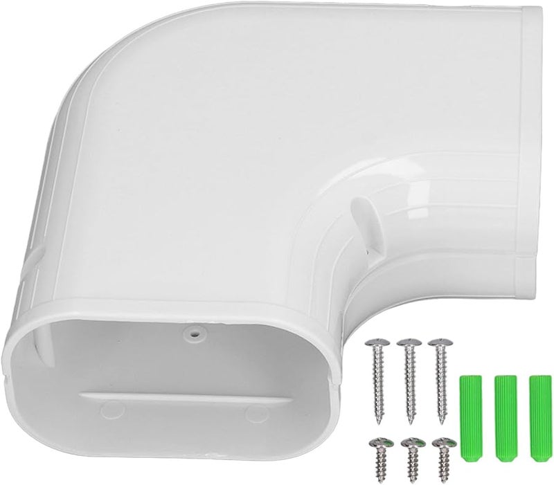 Flat Elbow Line Cover 433 130 Series Air Conditioner Tubing Decorative AC Cover for 5 10HP Split Unit - Image 2