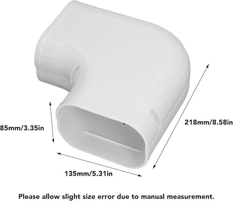 Flat Elbow Line Cover 433 130 Series Air Conditioner Tubing Decorative AC Cover for 5 10HP Split Unit - Image 4