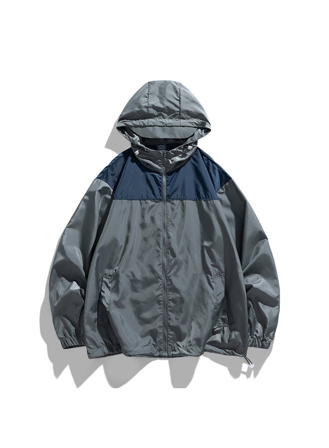 Song Feng Ya Sun Protection Clothing Men's Summer Thin Breathable Casual Hooded Sun Protection Clothing Couple's Outdoor Sportswear Quick-drying Skin Clothing - Image 1