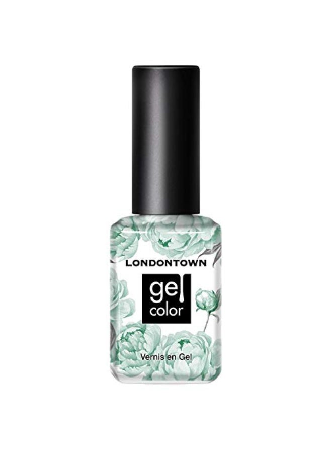 LONDONTOWN UVLED Gel Nail Polish Long Lasting Chip Resistant High Shine Color Glossy Cool Green Mint No Chip 12ml40fl oz - Image 1